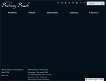 Tablet Screenshot of de-bethanybeach.civicplus.com