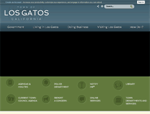 Tablet Screenshot of ca-losgatos.civicplus.com