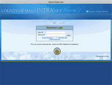 Tablet Screenshot of hi-mauicountyintranet.civicplus.com