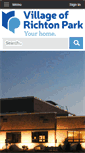 Mobile Screenshot of il-richtonpark.civicplus.com