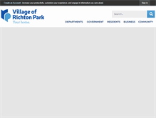 Tablet Screenshot of il-richtonpark.civicplus.com