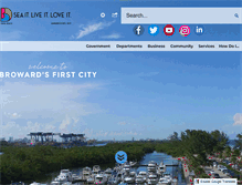 Tablet Screenshot of fl-daniabeach2.civicplus.com