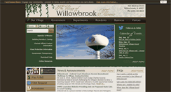 Desktop Screenshot of il-willowbrook.civicplus.com
