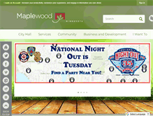 Tablet Screenshot of mn-maplewood.civicplus.com
