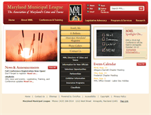 Tablet Screenshot of md-municipalleague.civicplus.com