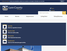 Tablet Screenshot of nv-lyoncounty.civicplus.com