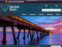 Tablet Screenshot of fl-deerfieldbeach2.civicplus.com