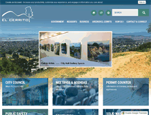 Tablet Screenshot of ca-elcerrito.civicplus.com