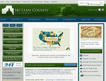 Tablet Screenshot of il-mcleancounty.civicplus.com