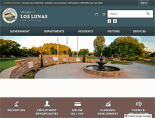 Tablet Screenshot of nm-loslunas.civicplus.com
