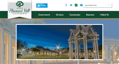 Desktop Screenshot of ca-pleasanthill.civicplus.com
