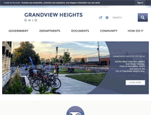 Tablet Screenshot of oh-grandviewheights.civicplus.com
