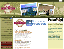 Tablet Screenshot of ga-collegepark.civicplus.com