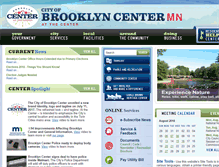 Tablet Screenshot of mn-brooklyncenter.civicplus.com