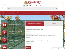 Tablet Screenshot of pa-cranberry.civicplus.com
