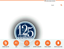 Tablet Screenshot of nc-burlington.civicplus.com