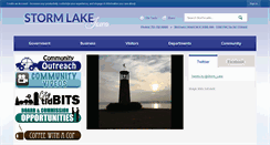 Desktop Screenshot of ia-stormlake.civicplus.com