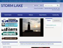 Tablet Screenshot of ia-stormlake.civicplus.com