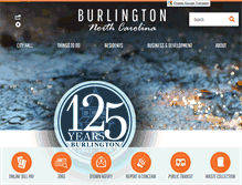 Tablet Screenshot of nc-burlington2.civicplus.com