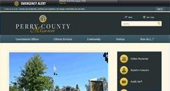 Desktop Screenshot of mo-perrycounty.civicplus.com