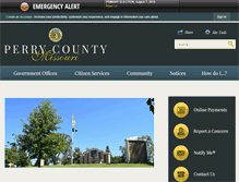 Tablet Screenshot of mo-perrycounty.civicplus.com