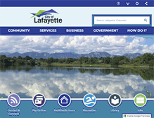 Tablet Screenshot of co-lafayette.civicplus.com