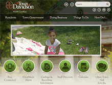 Tablet Screenshot of nc-davidson.civicplus.com