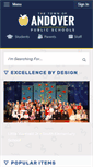 Mobile Screenshot of ma-andoverpublicschools.civicplus.com