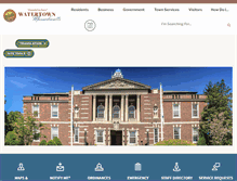 Tablet Screenshot of ma-watertown2.civicplus.com
