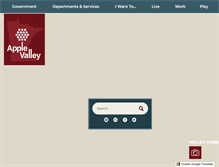 Tablet Screenshot of mn-applevalley.civicplus.com