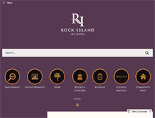 Tablet Screenshot of il-rockisland.civicplus.com