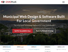 Tablet Screenshot of civicplus.com