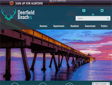 Tablet Screenshot of fl-deerfieldbeach.civicplus.com