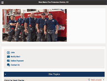 Tablet Screenshot of co-westmetrofire.civicplus.com