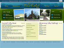 Tablet Screenshot of ia-fairfield.civicplus.com