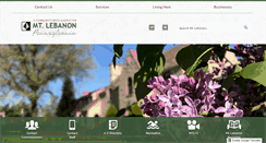 Desktop Screenshot of pa-mtlebanon.civicplus.com