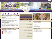 Tablet Screenshot of ne-mccook.civicplus.com