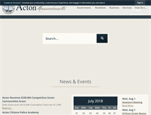 Tablet Screenshot of ma-acton.civicplus.com