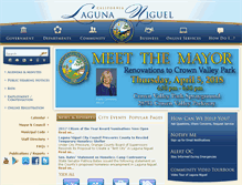 Tablet Screenshot of ca-lagunaniguel.civicplus.com