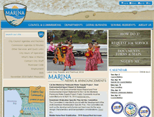 Tablet Screenshot of ca-marina.civicplus.com