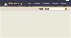 Desktop Screenshot of co-deltacounty.civicplus.com