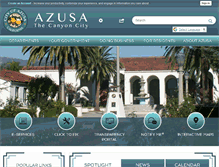 Tablet Screenshot of ca-azusa.civicplus.com