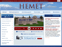 Tablet Screenshot of ca-hemet.civicplus.com