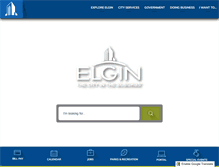 Tablet Screenshot of il-elgin2.civicplus.com