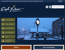 Tablet Screenshot of or-eaglepoint.civicplus.com