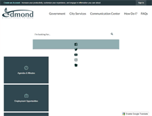 Tablet Screenshot of ok-edmond.civicplus.com