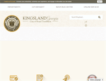 Tablet Screenshot of ga-kingsland.civicplus.com