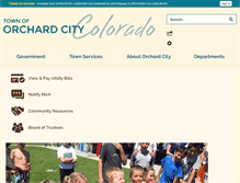 Tablet Screenshot of co-orchardcity.civicplus.com
