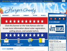 Tablet Screenshot of ks-harpercounty.civicplus.com