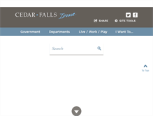 Tablet Screenshot of ia-cedarfalls.civicplus.com